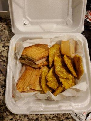 Cubano w/tostones