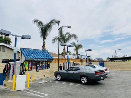 Vacuums & Vending located in the back.