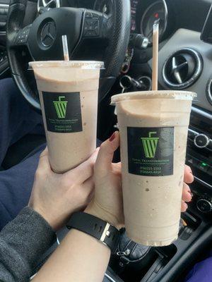 Dutch chocolate shake and chocolate banana shake