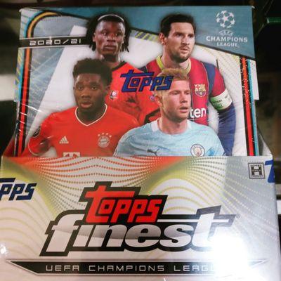 Topps Finest Champions League Soccer Cards