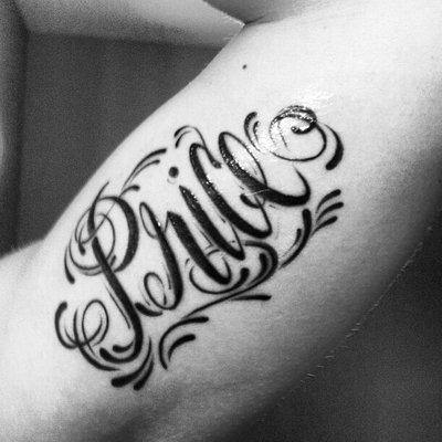 Lettering done by Amanda.