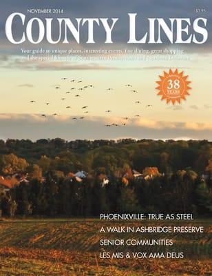 The November Cover for County Lines Magazine