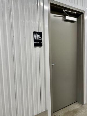 Restroom available near my storage space 7/31/22