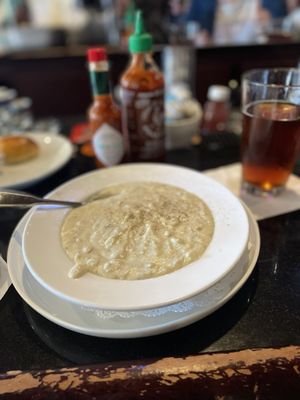 Bowl of their famous Clam Chowder