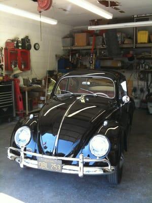 Restored a 1962. VW. Bug