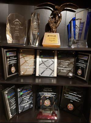 Some of our recent awards