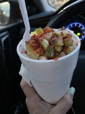 pickle dilly snow cone