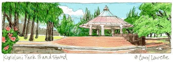 Kapiolani Park with Sketchbook Tour