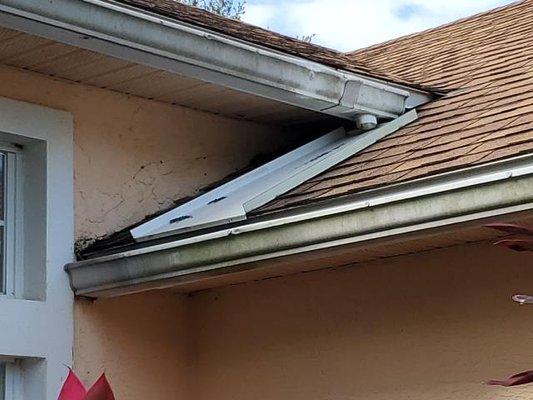 A great solution to stop potential leaks from gutters