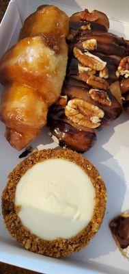 Croissants and mini key lime pie from Burney's Sweets & More in Hampstead.