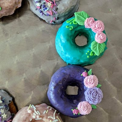 Mother's Day glazed donuts