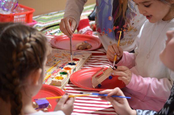 Making toys in Santa's Workshop