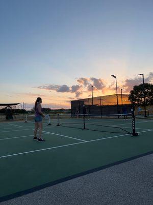 First Friday's....live music, pickleball and always a different food truck.  There's also a bar inside with wine & beer.