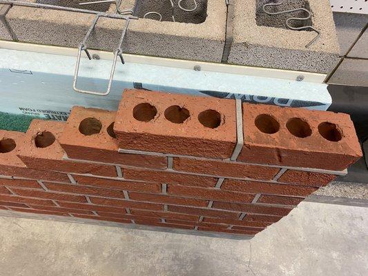 Products for use with brick and masonry work