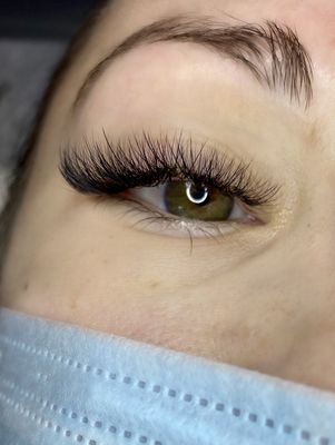 Hybrid lashes 
..
#lashes #lashartist #lashextensions #hyrbidlashes