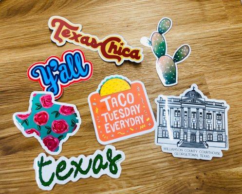 We have a great selection of stickers!