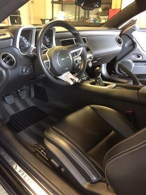 This 2011 Camaro SS was given a thorough interior detail.