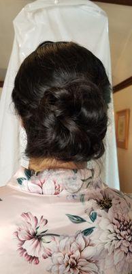 Bridesmaid bun