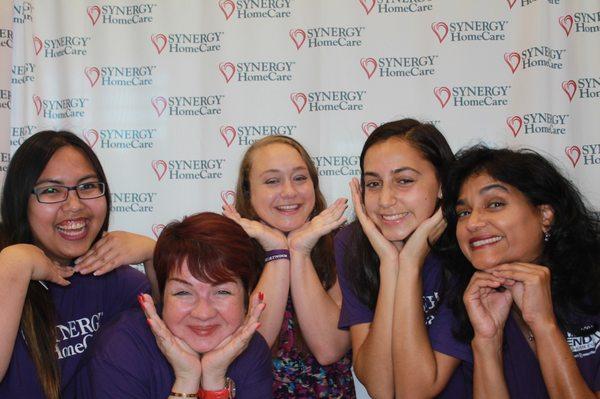 Being playful at our Senior Selfie event to #EndALZ