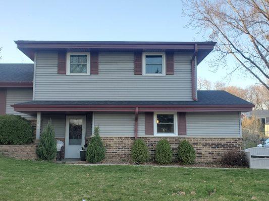 Replaced all windows with functioning and energy efficient vinyl windows.