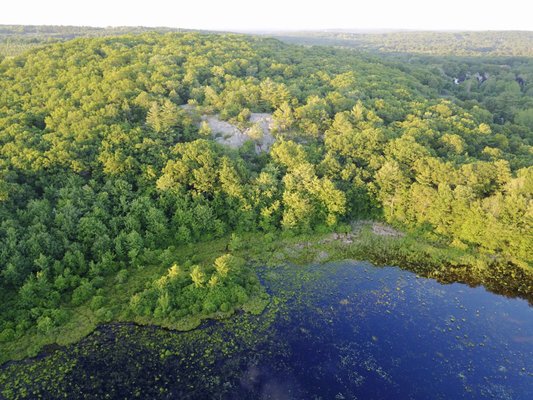 Drone view from above.