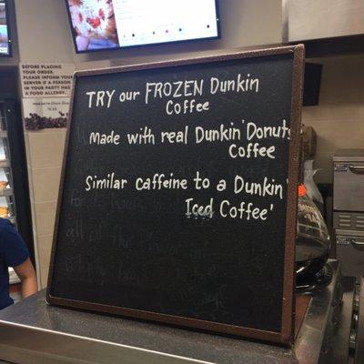 Dunkin' tip