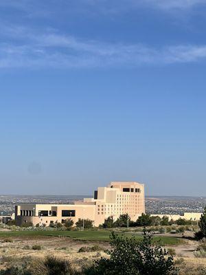 View from the road of Sandia Casino