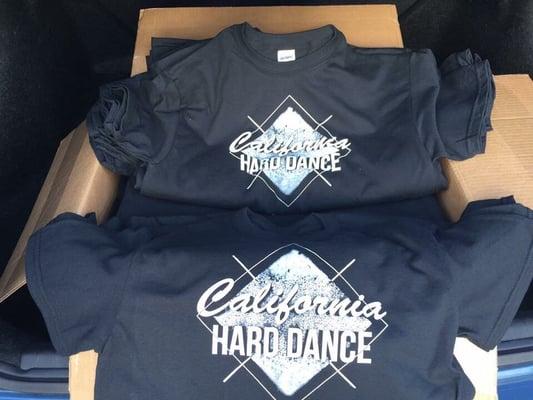 California Hard Dance Black T-Shirts