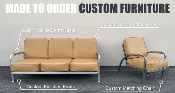 We do made to order custom furniture!