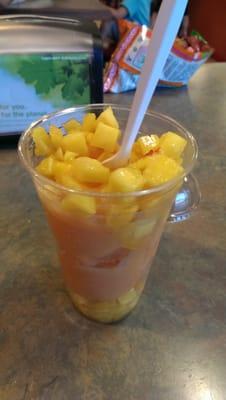 Plain mango n mango ice cream