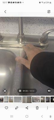 Kitchen sink NO SEAL