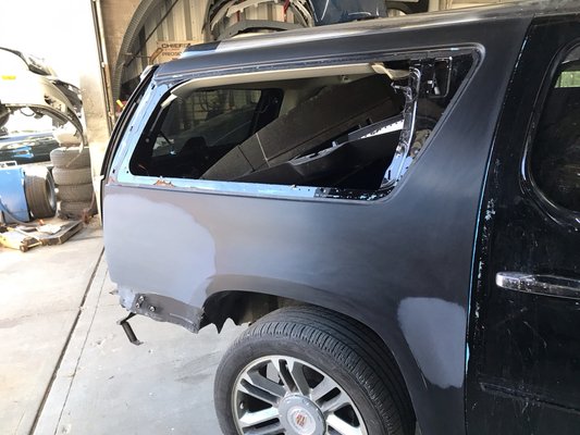 Repaired Quarter 2012 Escalade ESV