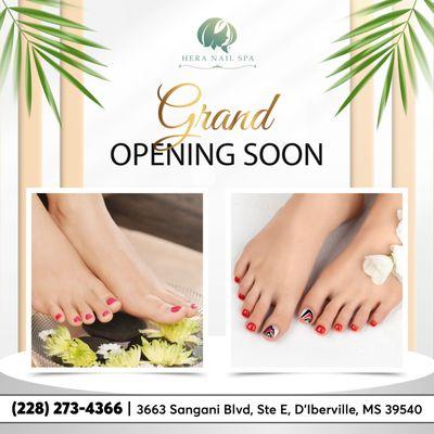 Get ready for indulgence! Hera Nail Spa is set to open its doors soon.