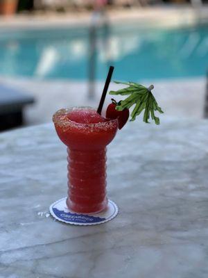 Daiquiri in the shade by pool