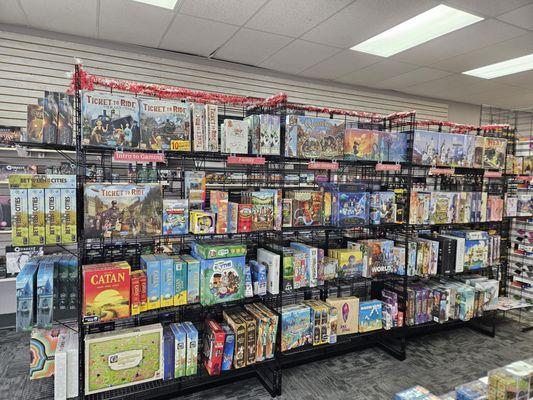 Our updated Board Game Sections