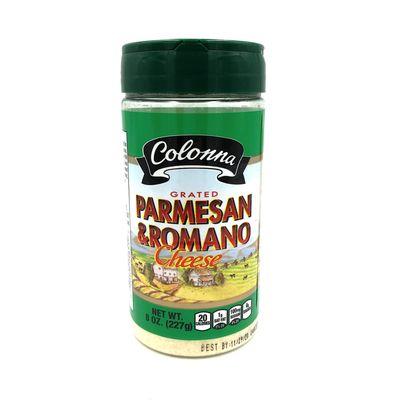 Colonna Brothers Brand - Grated Parmesan and Romano 8 oz Bottle