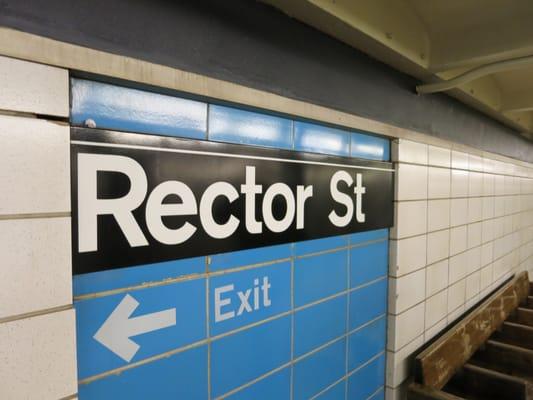 Rector Street BMT Subway Station