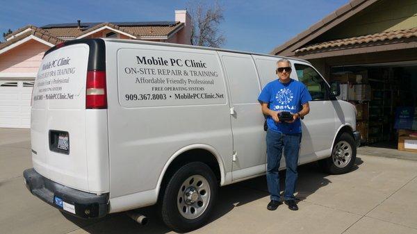 This is me and my service van.