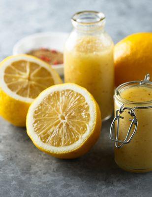 Lemon salad dressing