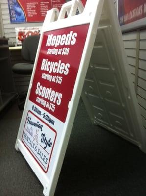 A-Frames are a great way to promote your business.