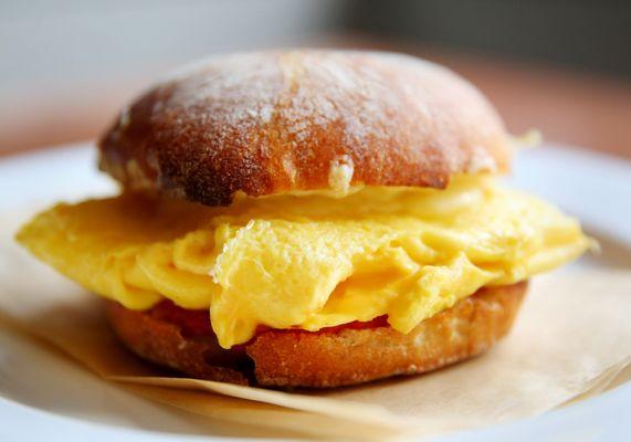 HOT Egg & Cheese Sandwich