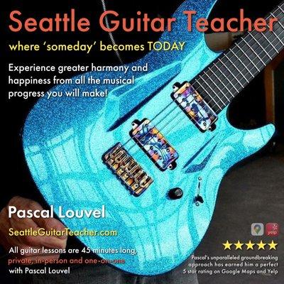 Guitar Lessons Seattle SeattleGuitarTeacherCom Lessons slots are going fast. Don't miss out your chance! Pascal Louvel