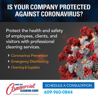 Coronavirus and disease remediation services available now.