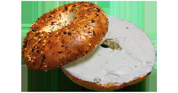 Everything Bagel with Cream Cheese