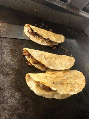 Our takos , sopes and quesadillas