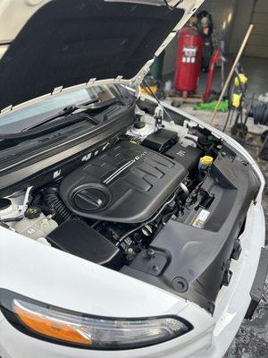 Jeep Engine Bay Detail