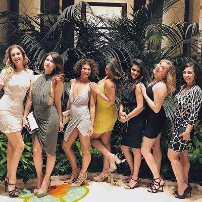 We glamed up this bachelorette party for the famous Jewel Staite