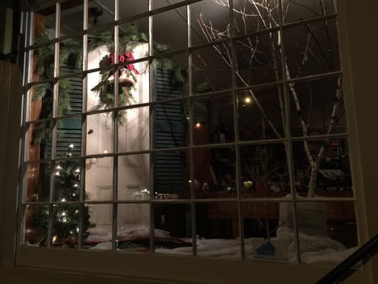 The window display at 3 on Main will make you think happy holiday thoughts!