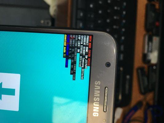 Samsung software flashing, boot loop repair