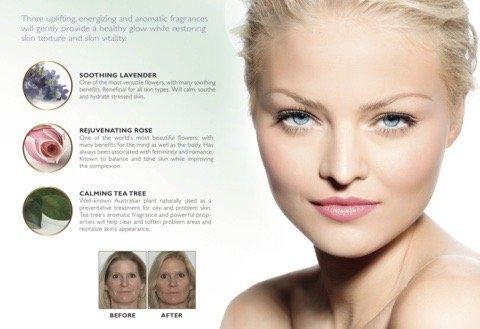 Organic microdermabrasion facial